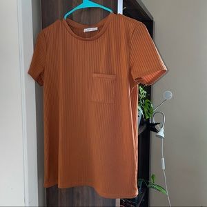 Zara ribbed pocket shirt